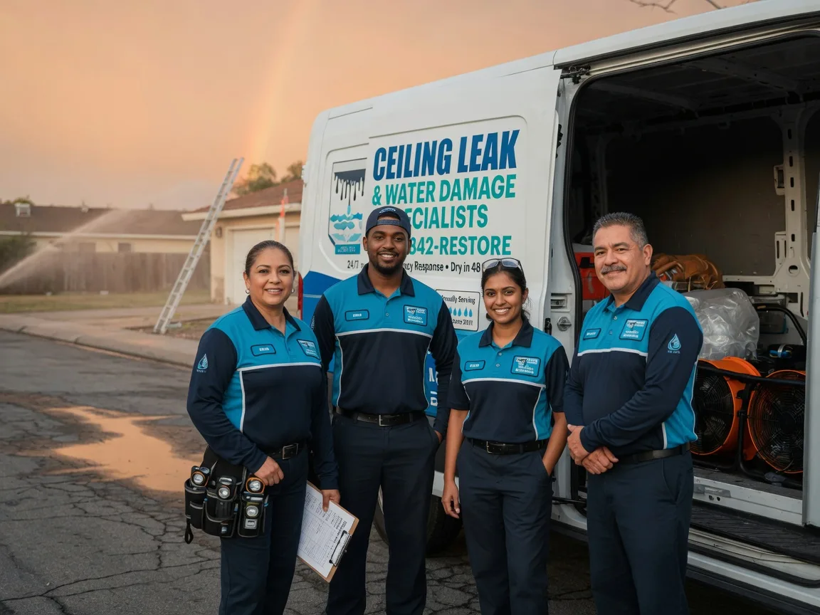 Ceiling Leak Cleanup company in Wardville, OK